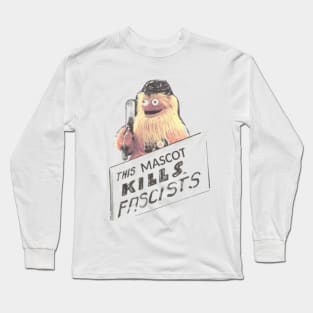 This Mascot Kills Fascists Long Sleeve T-Shirt